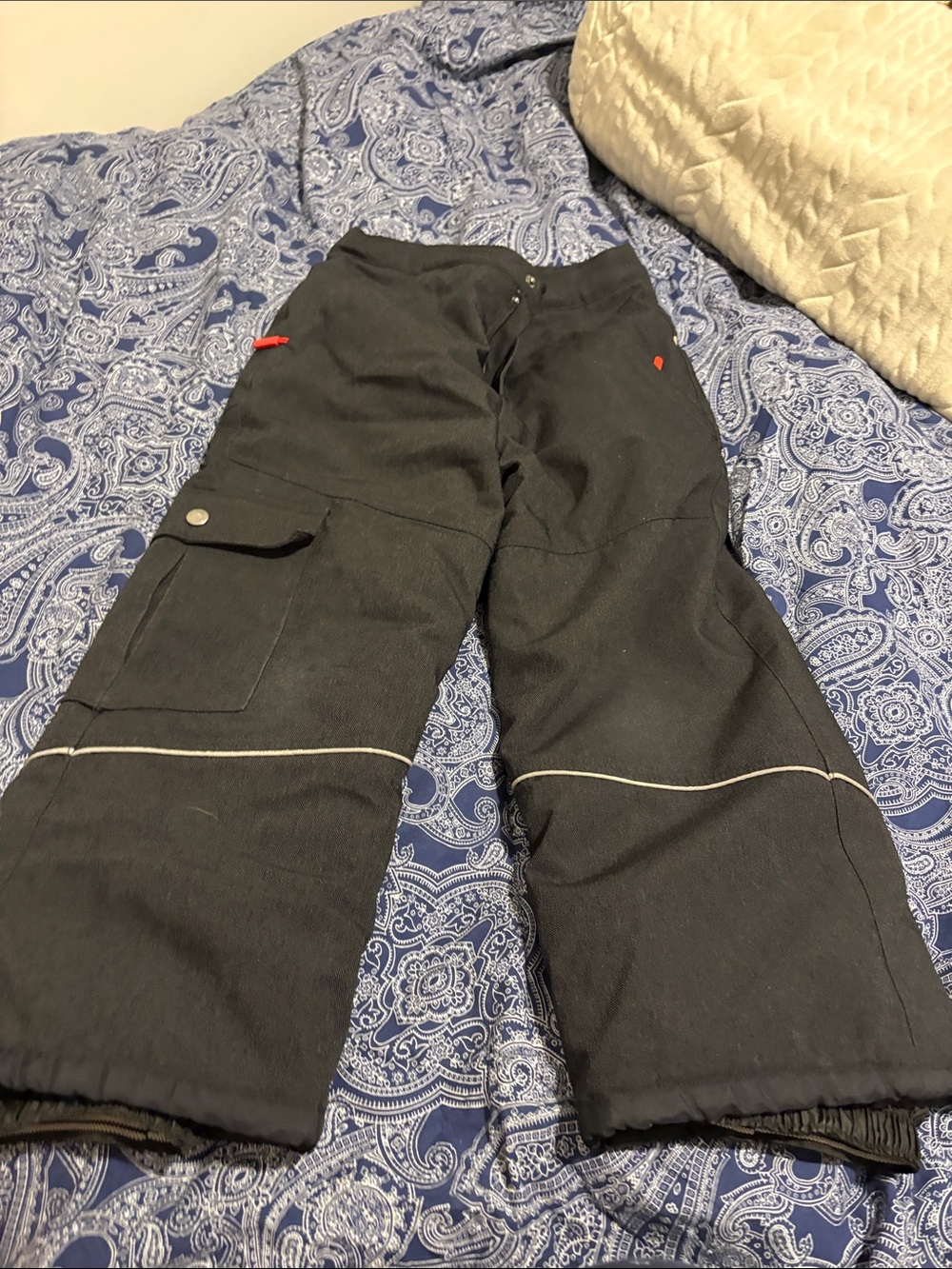 Boy’s Black Insulated Snow Pants